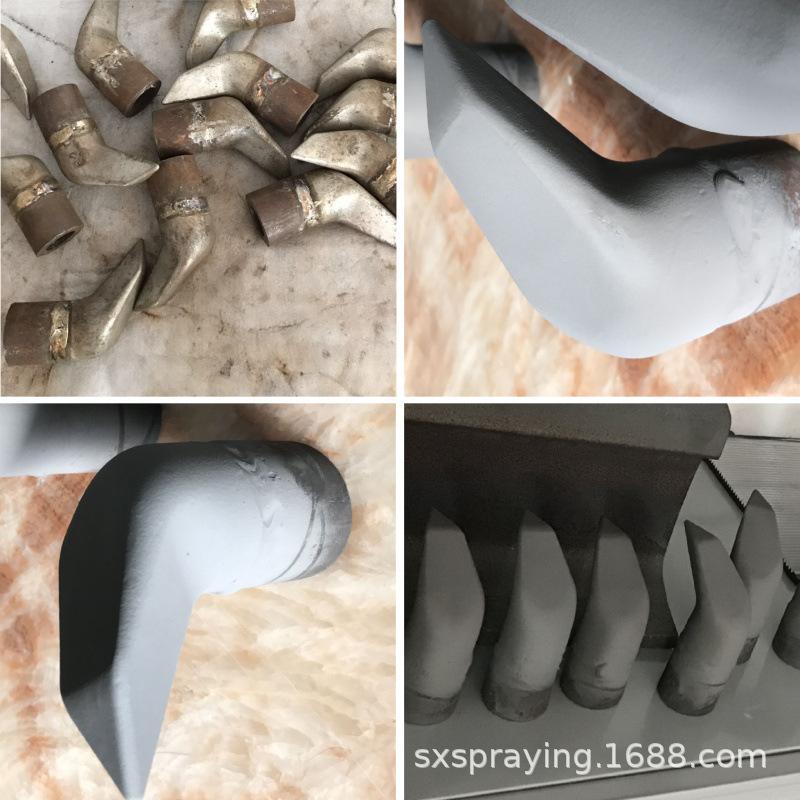 碳化钨涂层硬化强化 木屑搅拌机内齿喷涂 超音速火焰喷涂耐磨涂层