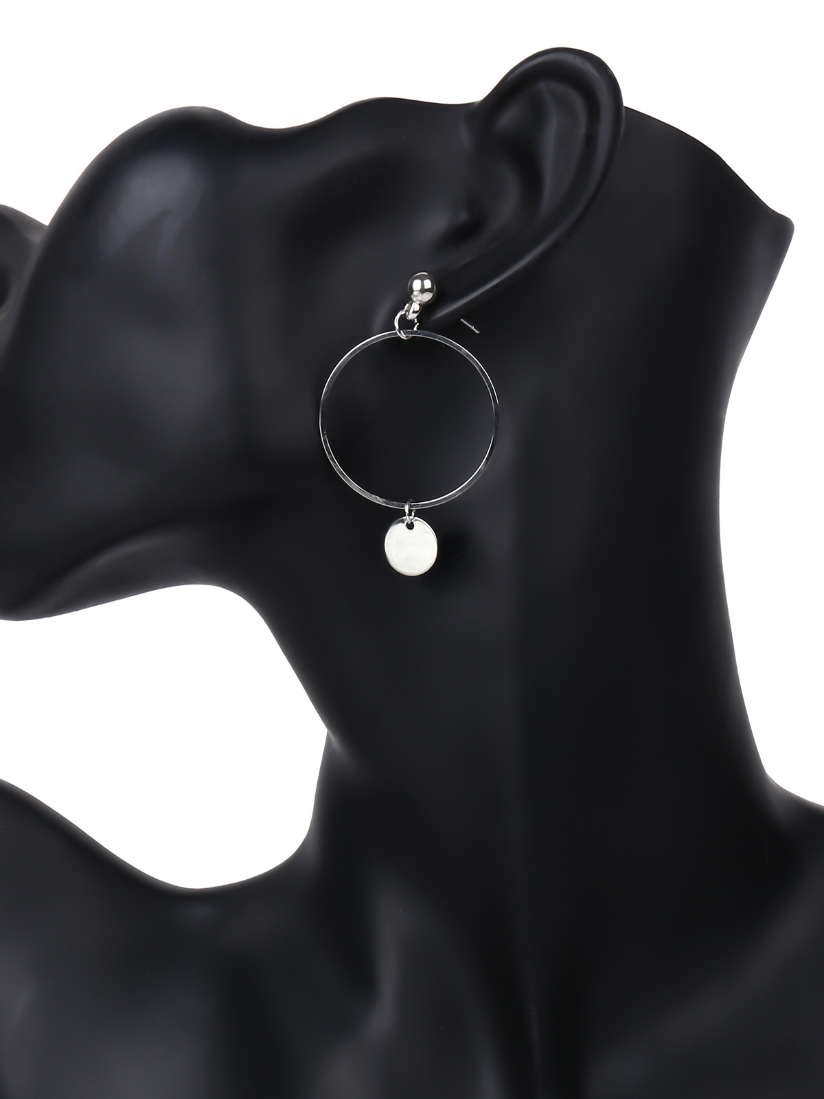 Alloy Simple Geometric earring(Golden) NHXR2385-Golden