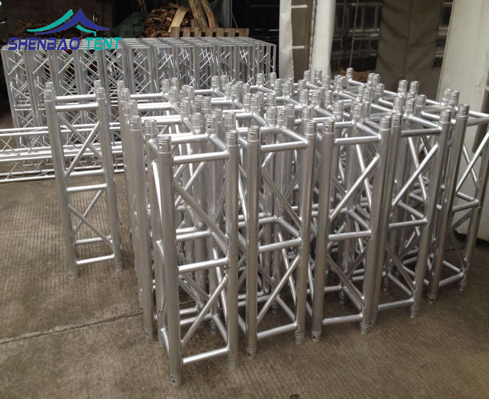 290x290mm插销接口舞台灯光架 展览插销桁架