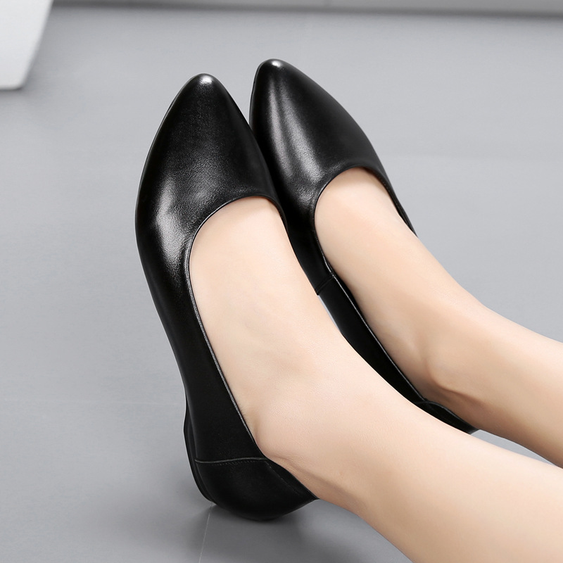 Demi-season women's comfortable shoes flat low-cut