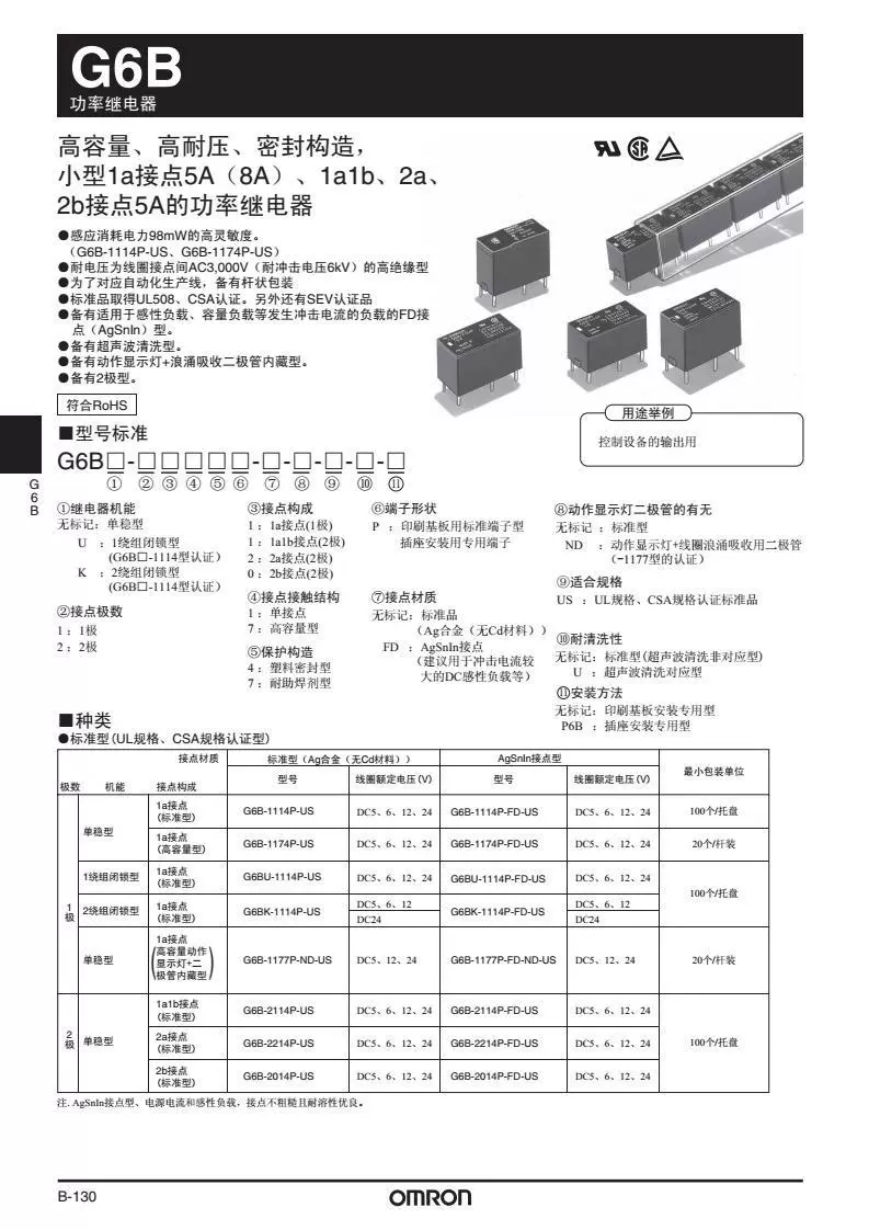 Relay G6B-2214P-US-DC24V