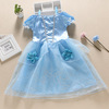 Summer children's dress, small princess costume, skirt, children's clothing, “Frozen”