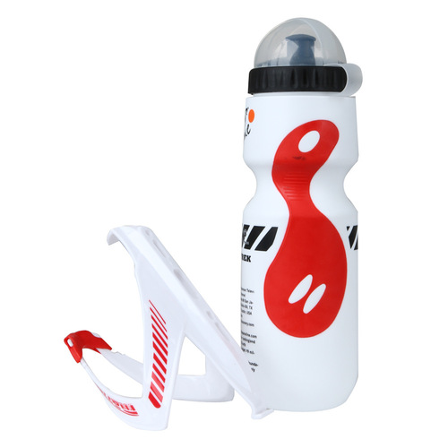 Wholesale mountain bike carbon fiber texture V-shaped water bottle cage bicycle water bottle set cycling accessories
