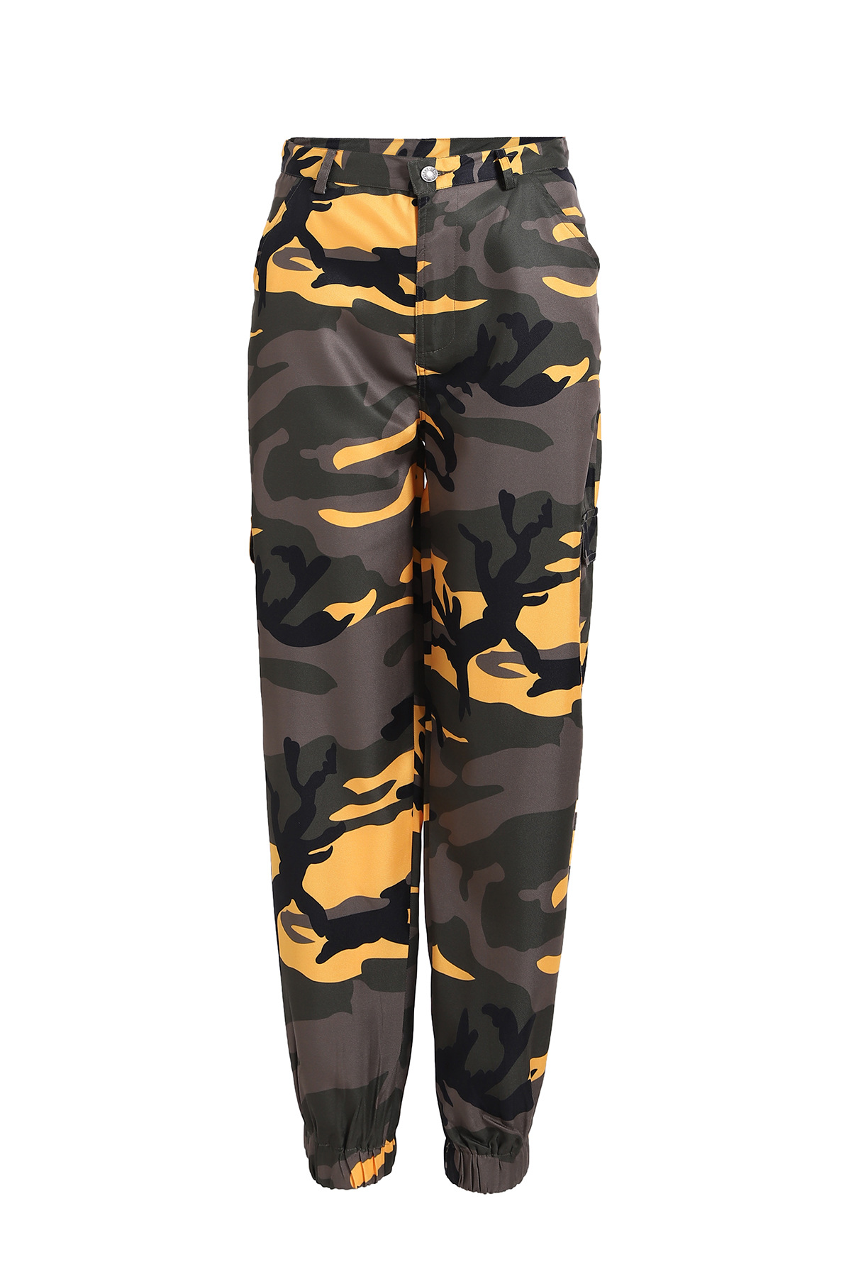 Camouflage Casual High Waist Harem Pants