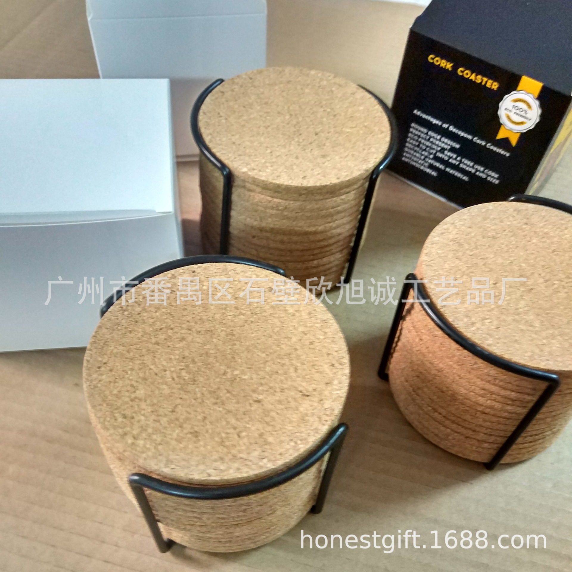 16片架子盒装杯垫 (6)