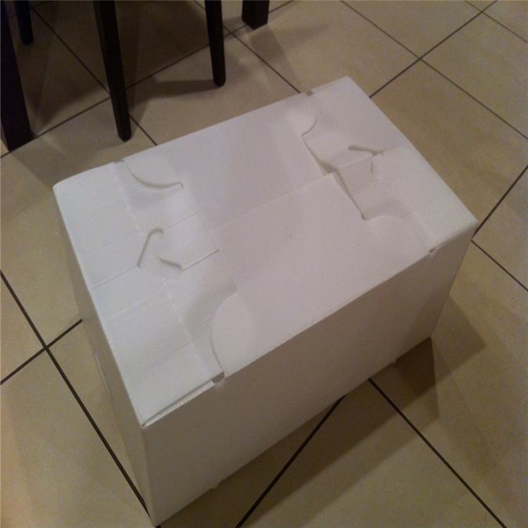 北京塑料中空板周转箱 纸箱状中空箱 折叠式万通板箱 PP板塑胶箱