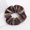 Qi Ji Amazon Fashion Hair 46 Color Velvet Golden Velvet Large -intestine Ring Head Flower Manufacturer