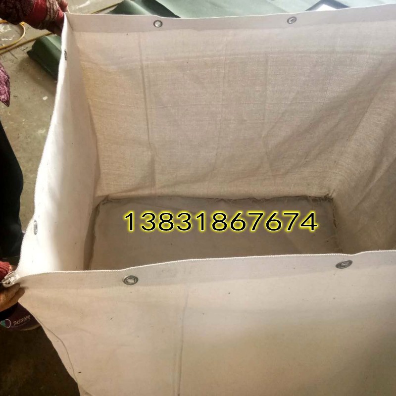 车间收纳袋子帆布口袋物流中转快递运输袋罩子环保周转车布草袋