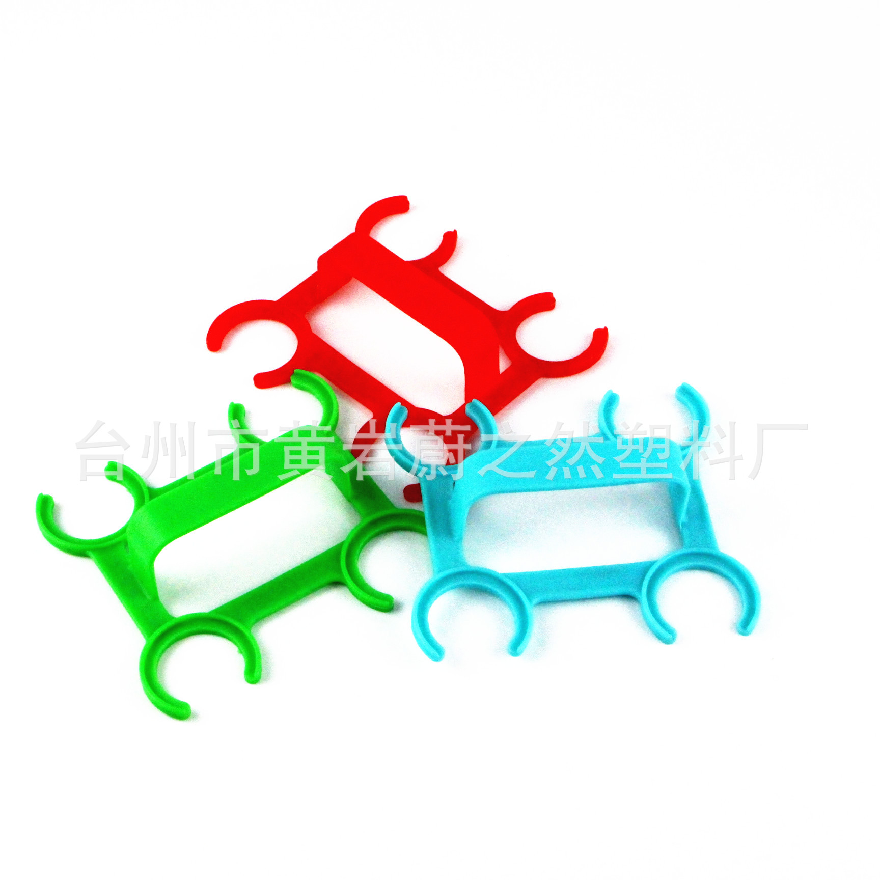 厂家直供塑料四提扣  四瓶矿泉水提手  果汁提扣   啤酒塑料提扣