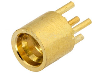 SMP高频同轴连接器公头PCB焊接SMP-JHD高频焊接贴片端子插头