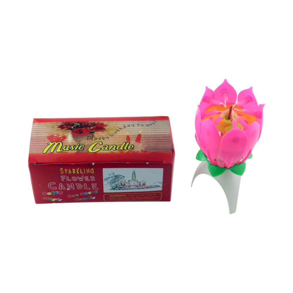 Music Flower Birthday CandleDH