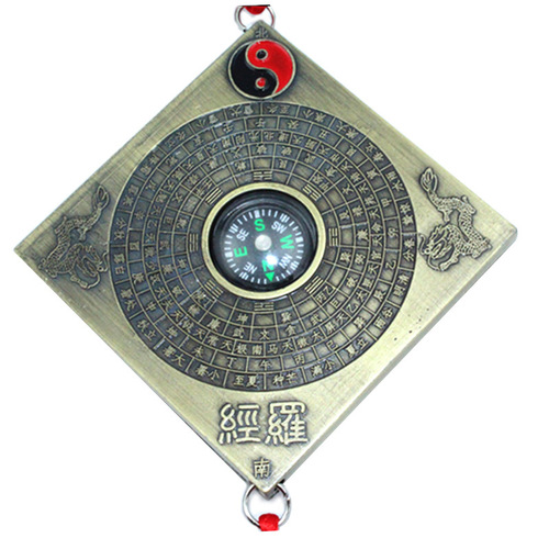 Twelve zodiac compasses, high-quality compasses, car-mounted compass pendants, handicrafts wholesale, factory direct sales