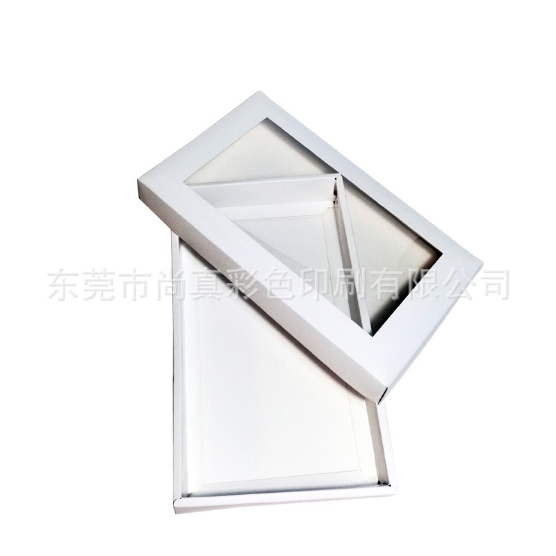 上下盖天地盖 开窗纸盒 礼品 毛巾 袜子 食品 金色银色白色包装盒