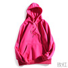 Fleece sweatshirt with zipper, overall with hood, jacket, custom made