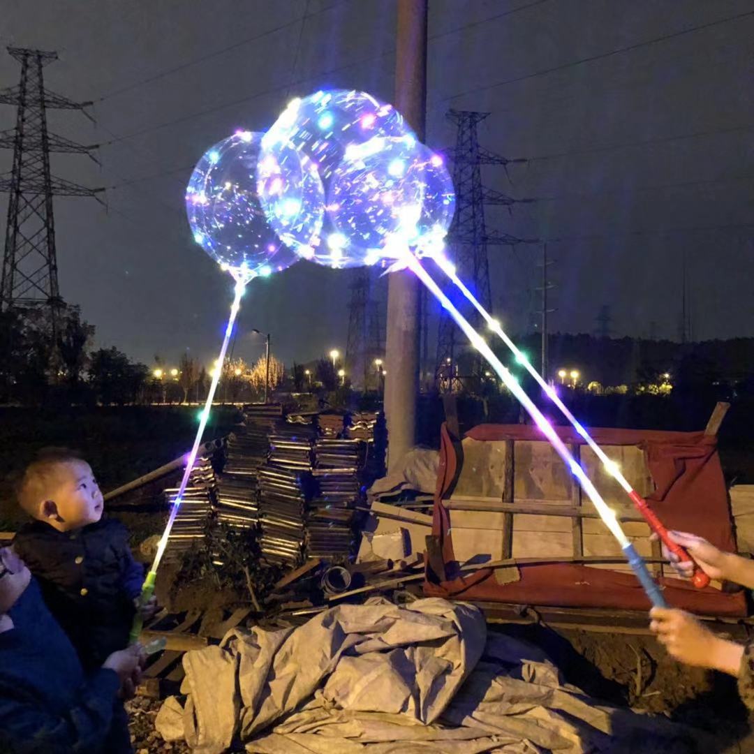 网红气球20寸圆形闪光波波球 发光气球手提闪光led发光球厂家直销-阿里巴巴