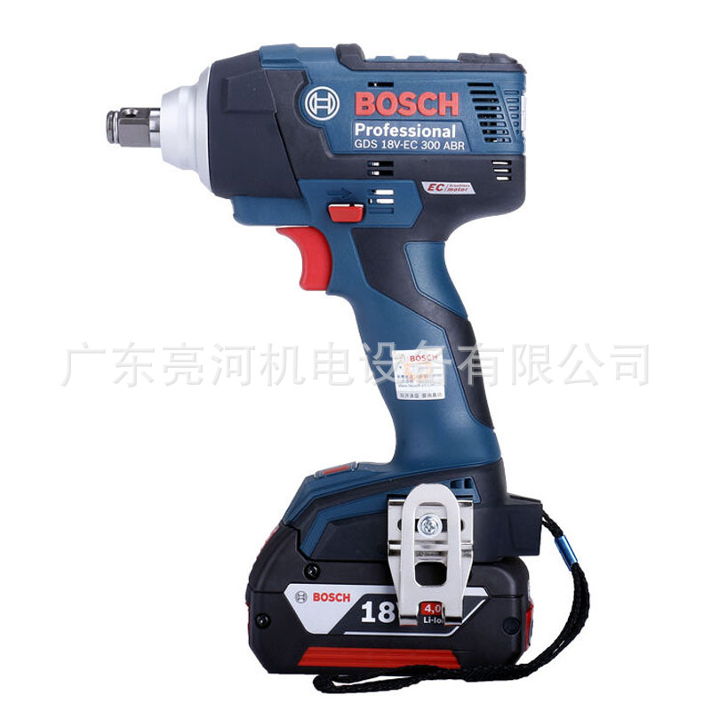 BOSCH博世充电式无刷电机冲击扳手机GDS18V-EC300ABR二电一充