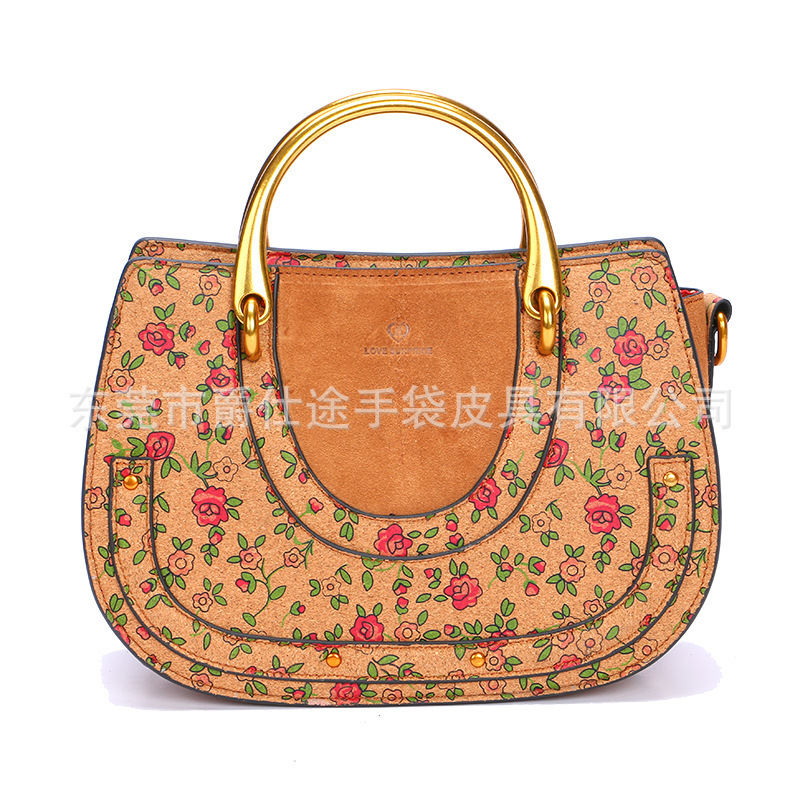 Designer original cork shoulder bag European and American style casual wood grain paper crossbody bag environmentally friendly cork handbag Designer original cork shoulder bag European and American style casual wood grain paper crossbody bag environmentally friendly cork handbag