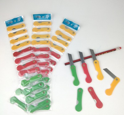 pocket knife Office household Mini trumpet fold The knife Paper cutting tool pupil tape paper-cut