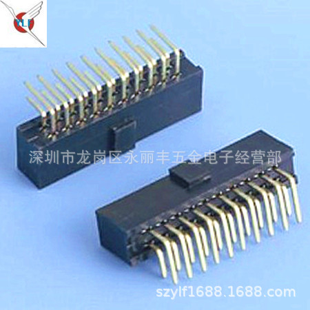 排母2.54mm 塑高8.5mm 90°弯插、180直插 三排排母/三排母-阿里巴巴