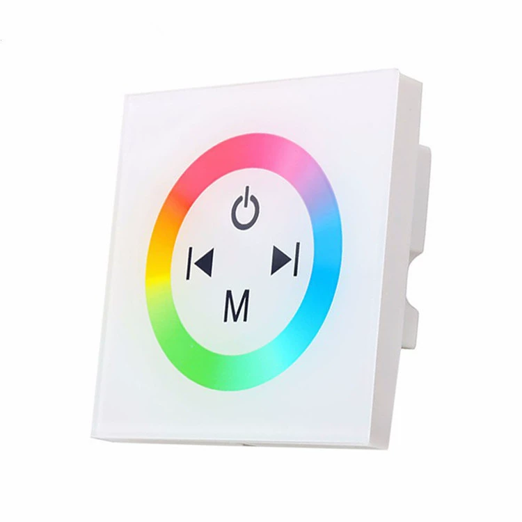 LED сенсорный контроллер, белая/цветная панель подсветки, 12V