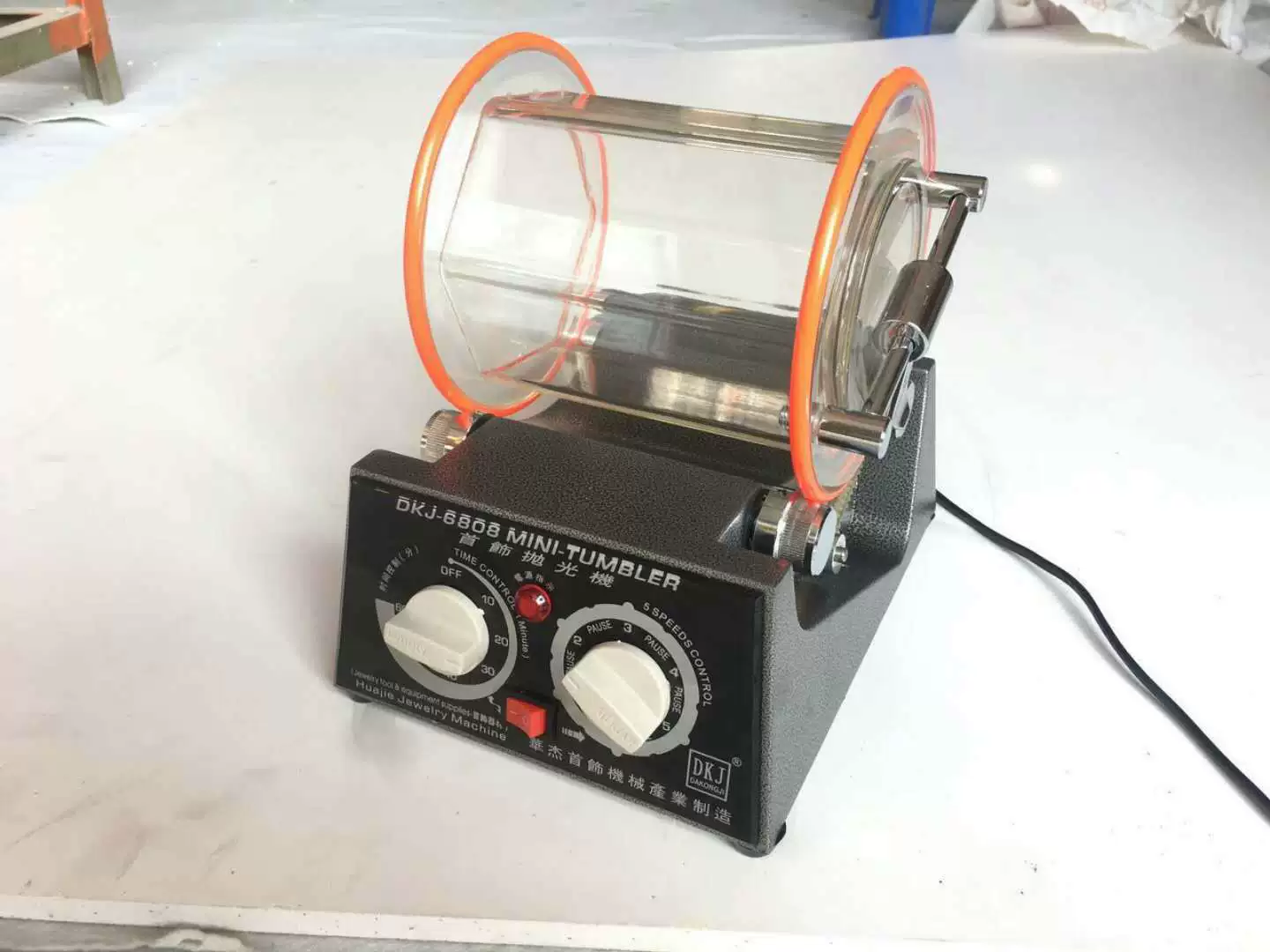 Маленькая Ювелирная бочка полировальная машина золото и серебро ювелирные изделия Роторная машина для очистки золотые инструменты оборудование для обработки ювелирных изделий