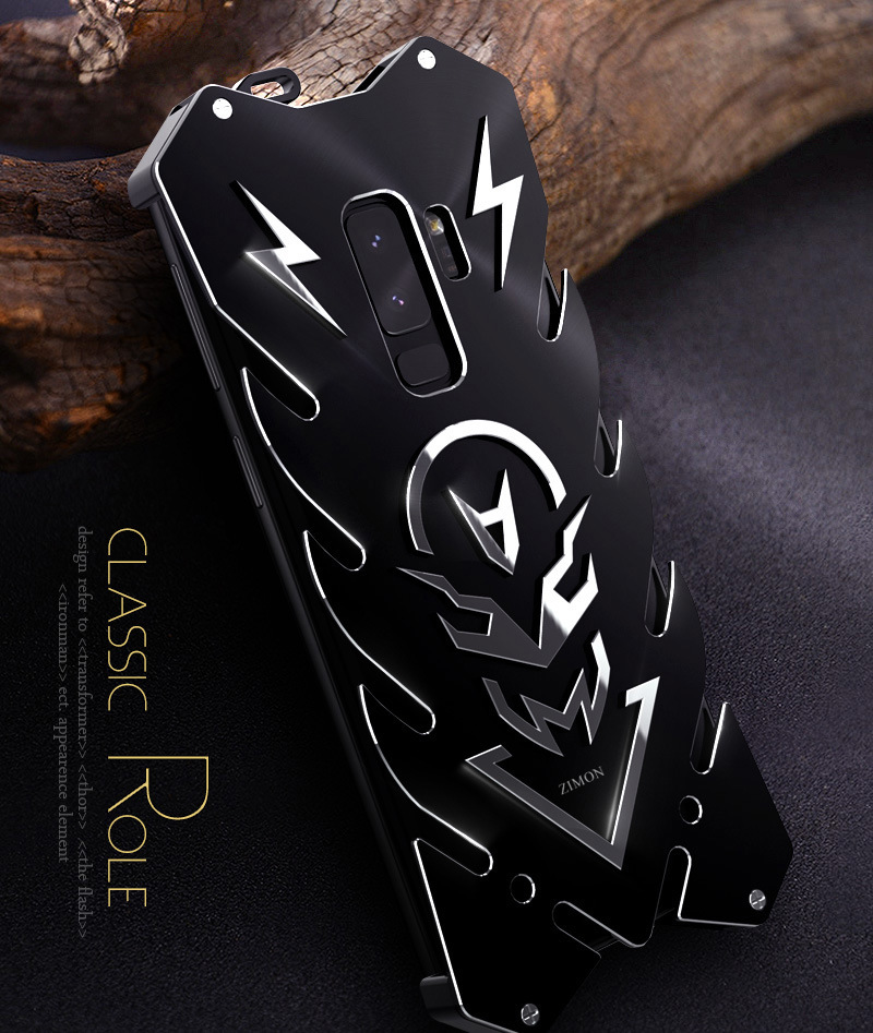 SIMON New THOR II Aviation Aluminum Alloy Shockproof Armor Metal Case Cover for Samsung Galaxy S9 & Samsung Galaxy S9 Plus