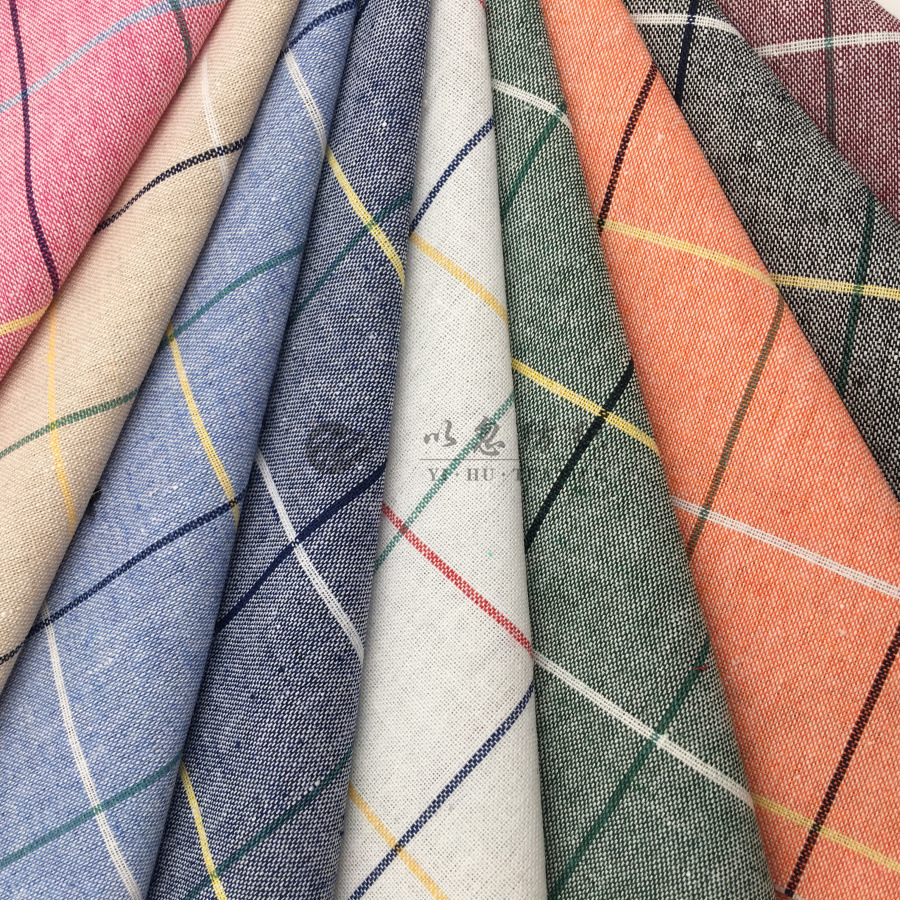 色织格子 全棉衬衫 男女装时尚2018新款 厂家直销 现货供应 批发