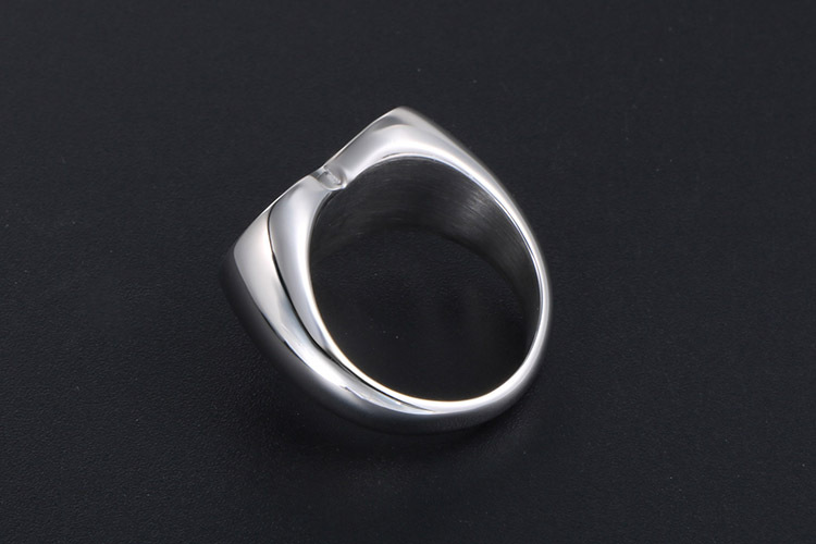 14g Weight Rings Classification 7, 8, 9 Ring Size 1 Piece Quantity Holiday, Daily Occasion Titanium Steel Material Customization Laser Engraving, Heart Shape Pattern All Seasons Season Unisex Gender Polishing Design Simple Style Style Simple Style Heart Shape Titanium Steel Polishing Rings 8