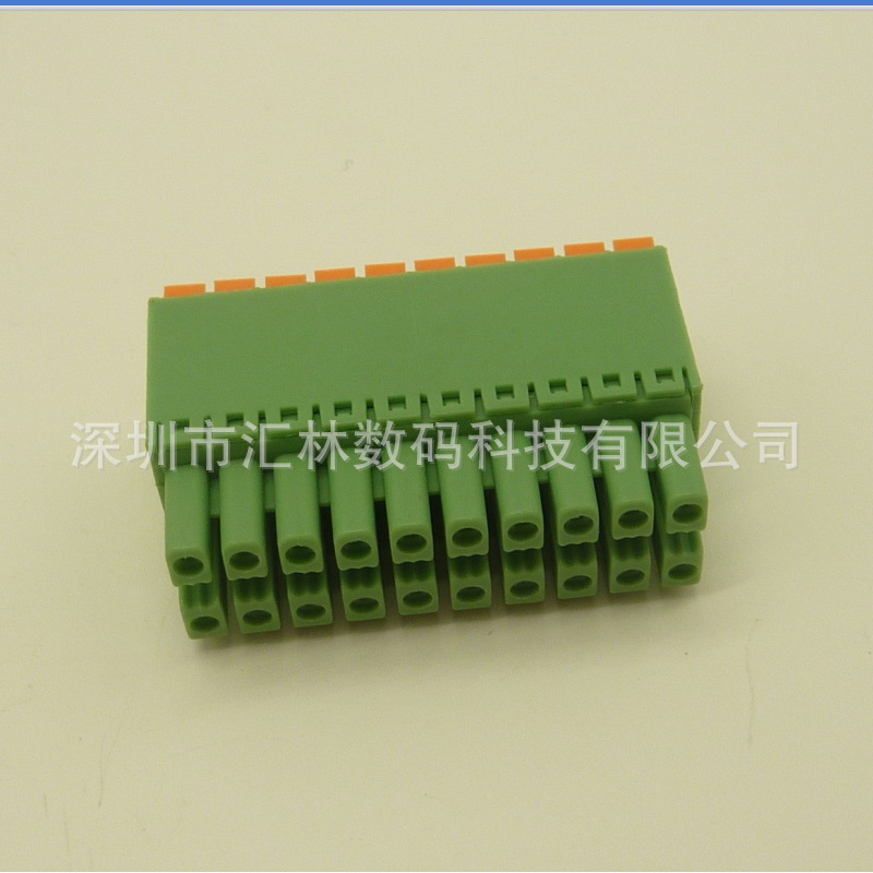 深圳汇林双排插头 3.5 DFMC 1,5/ 3-ST-3,5/弹簧端子台