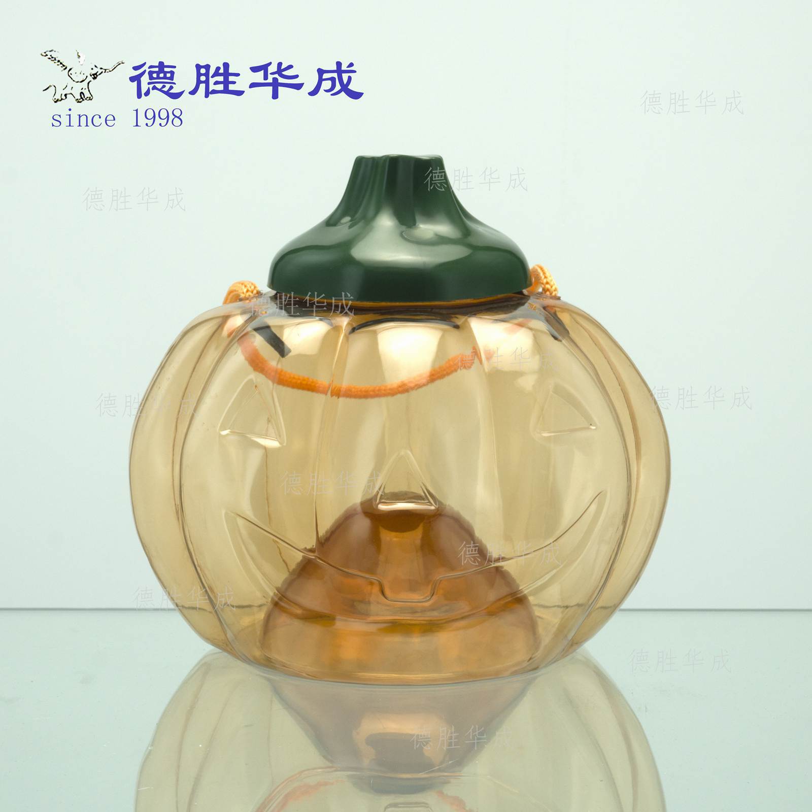 万圣节礼品 南瓜瓶 玩具瓶 喜糖罐 巧克力罐 新年糖罐 pet瓶1.65L