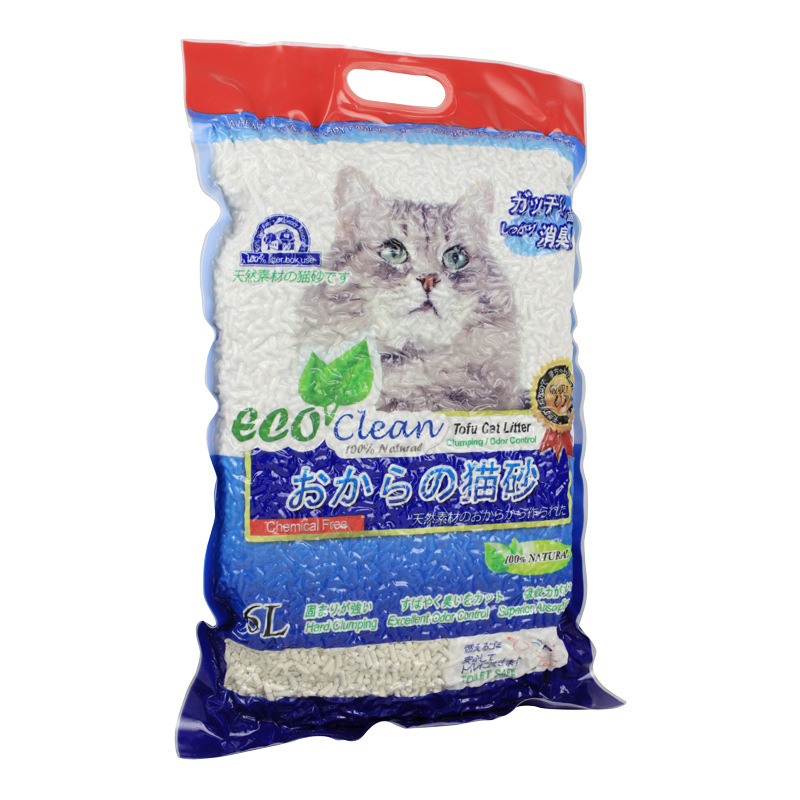 包邮NEO-CLEAN天净 豆腐猫砂无尘除臭强吸水6L猫咪天然豆腐渣猫沙