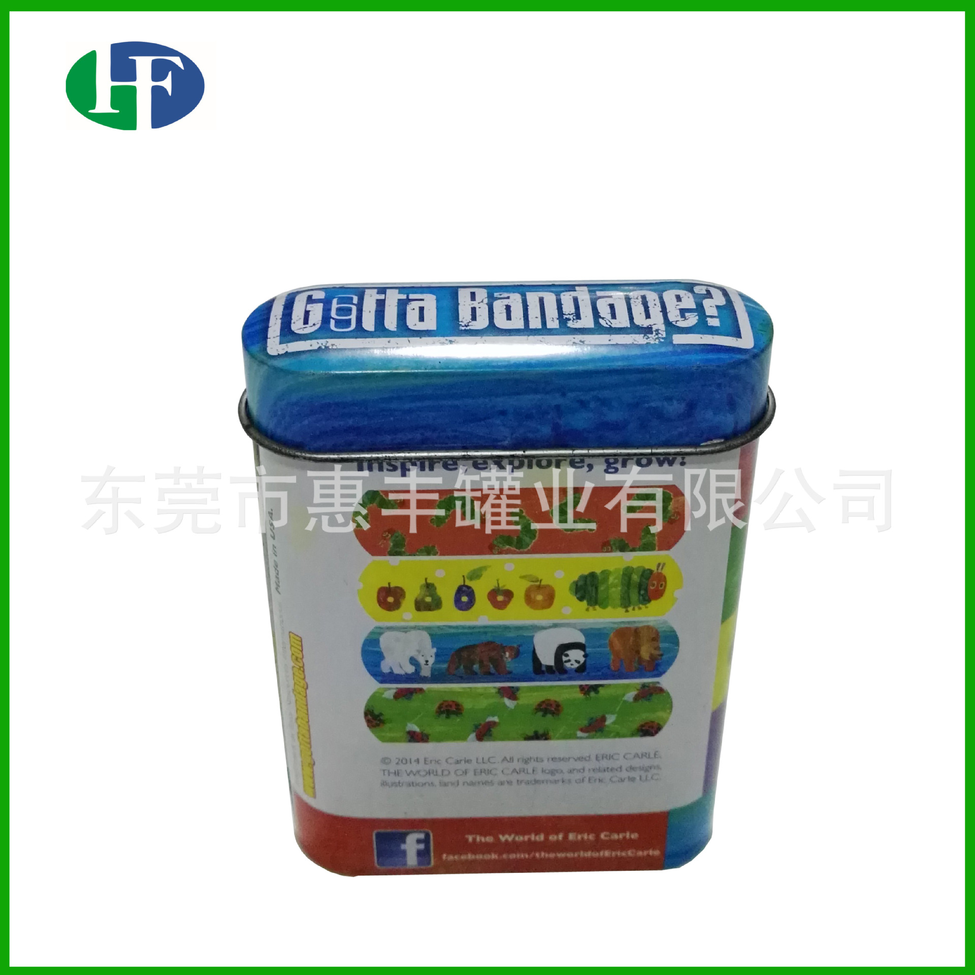 生产医药医疗铁盒 急救卡通创可贴铁盒 药品铁罐 胶布盒TIN BOX