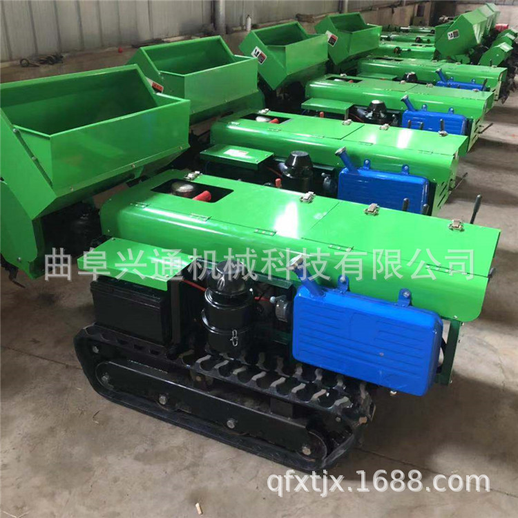 新疆蔬菜大棚深耕施肥开沟回填机履带式开沟施肥回填机厂家