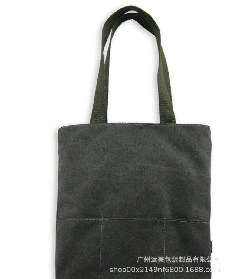 厂家帆布袋 时尚休闲帆布包全棉白色帆布广告袋加印logo