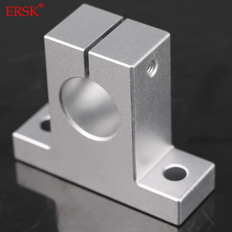 SK10铝合金立式支撑座轴承座45号光轴 箱式滑块SC12 16 20 25 30