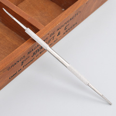 大展廠家批發不鏽鋼挑雙頭專用指甲銼刀甲溝勺剔甲器修腳刀雙面銼