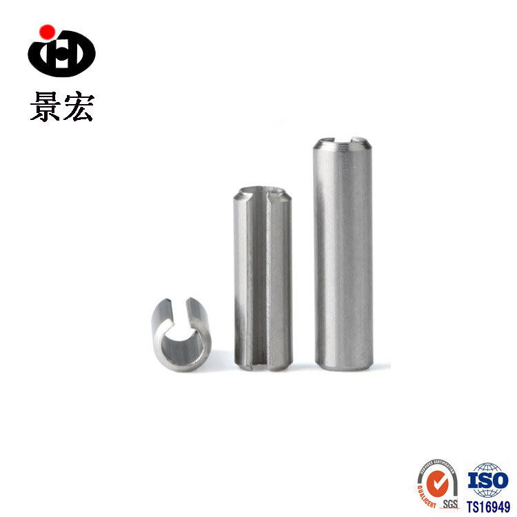 温州景宏标准件304不锈钢弹性圆柱销GB879弹性销开口销销轴空心销