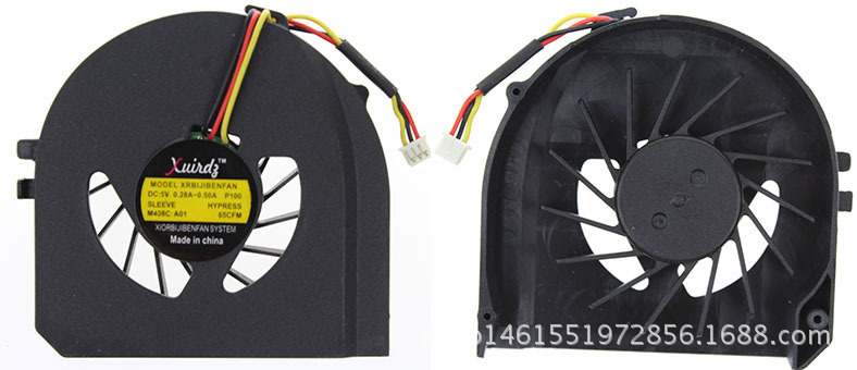 For Dell VOSTRO 3500 V3500 V3400 intelligent temperature controlled Notebook fan