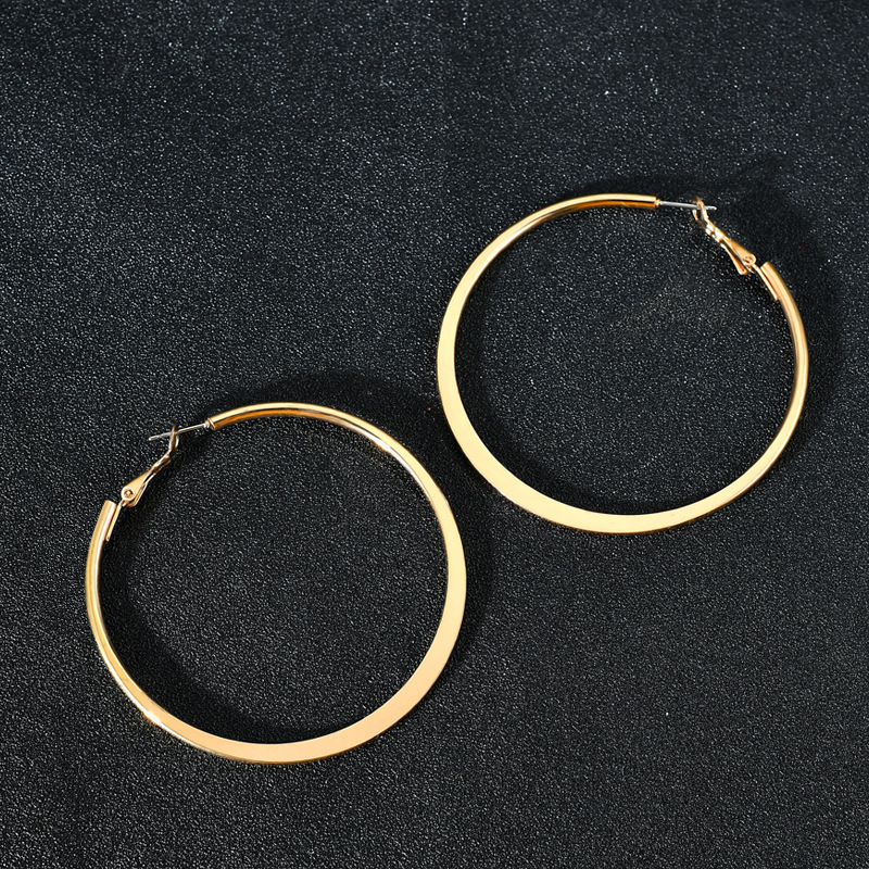 潘释饰品源头工厂设计原创大圆圈网红耳环厂家直销定制订制生产|ms