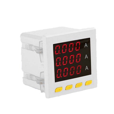 Intelligent digital display meter Phase ammeter communication Three-phase ammeter Digital Display AC220V