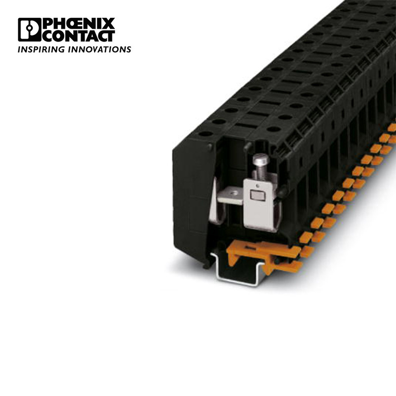 菲尼克斯 大电流端子50平方螺钉连接凤凰端子接线端子 UKH 50 BK