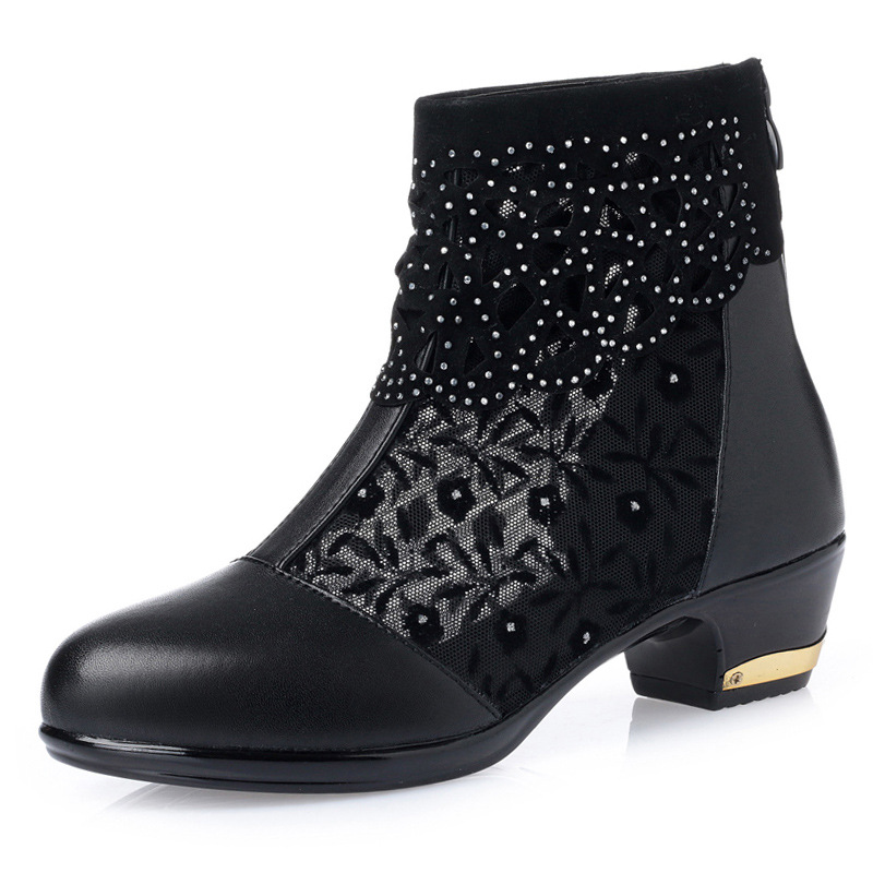 Bottes femme en En cuir - Ref 3354811 Image 4