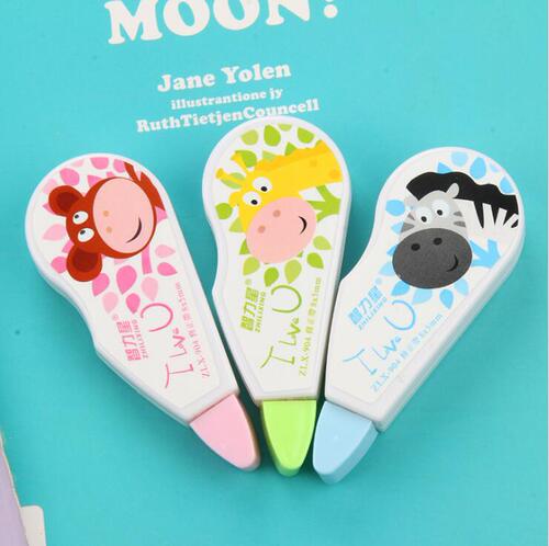 Korean creative animal correction tape Korean version cartoon student stationery animal correction tape manufacturer wholesale