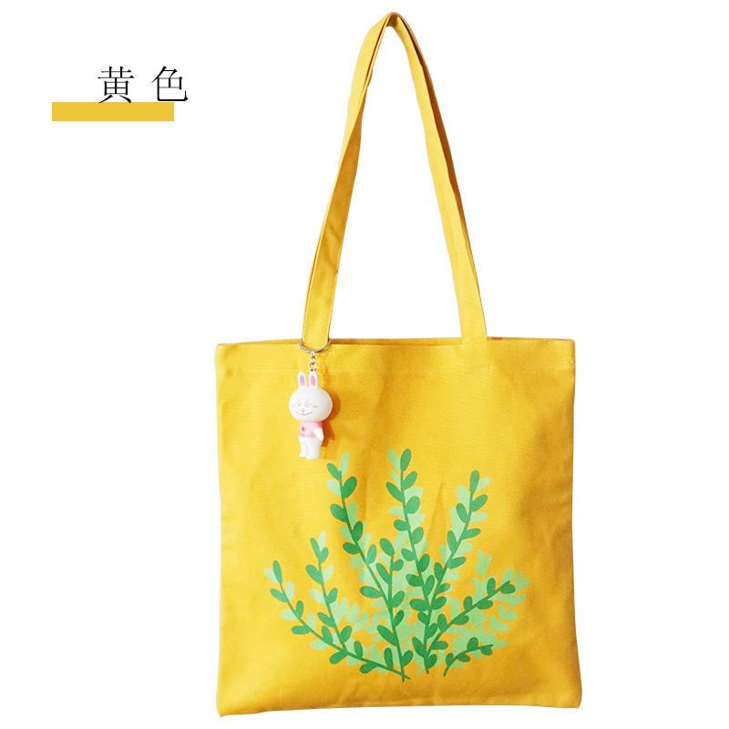 帆布袋厂家帆布包日韩学生斜挎包环保手提袋拉链环保袋文艺风