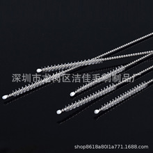 厂家批发304不锈钢尼龙试管刷 内腔镜内孔刷 奶瓶吸管刷