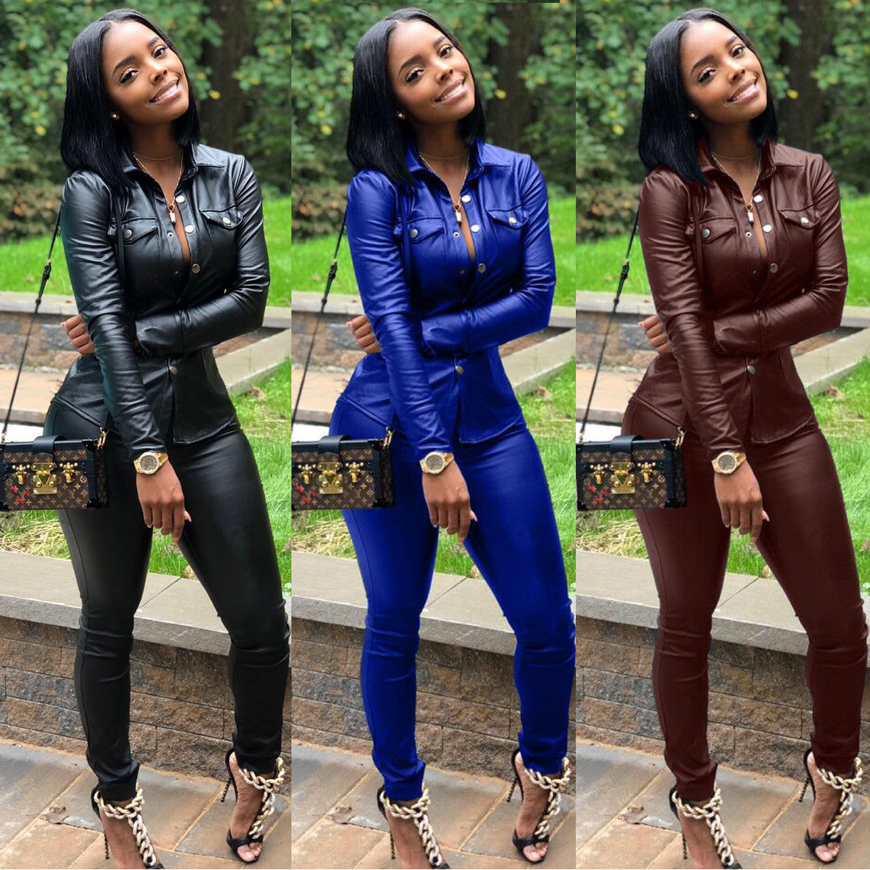 Costume femme en Cuir PU - Ref 3334248 Image 41