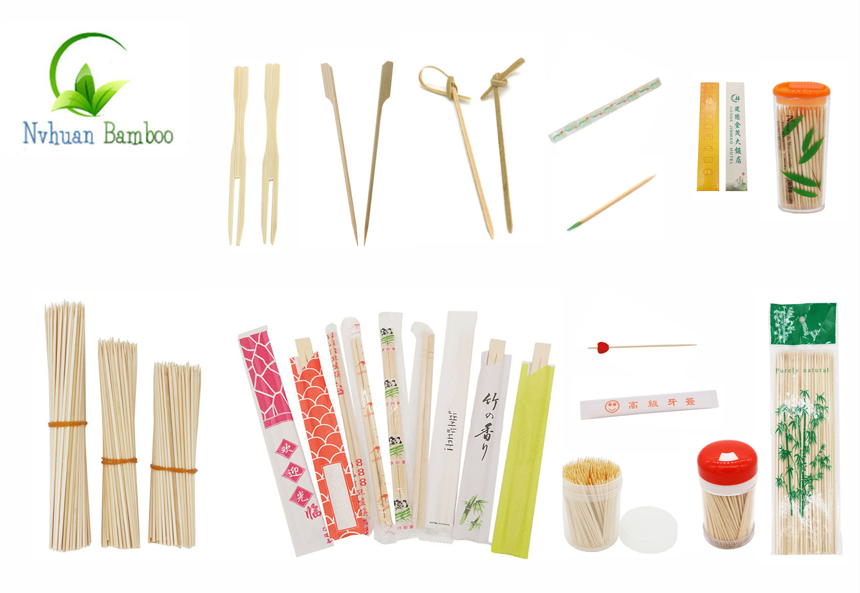 Female Joy Dragon Gate Factory wholesale toothpicks 1.3/1.6/2.0 bamboo disposable toothpicks Bamboo toothpicks bulk toothpicks pic 12