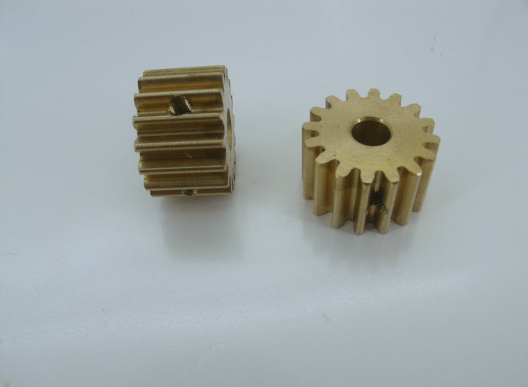1模16齿铜齿轮模型微型步进电机也可配1模齿条使用