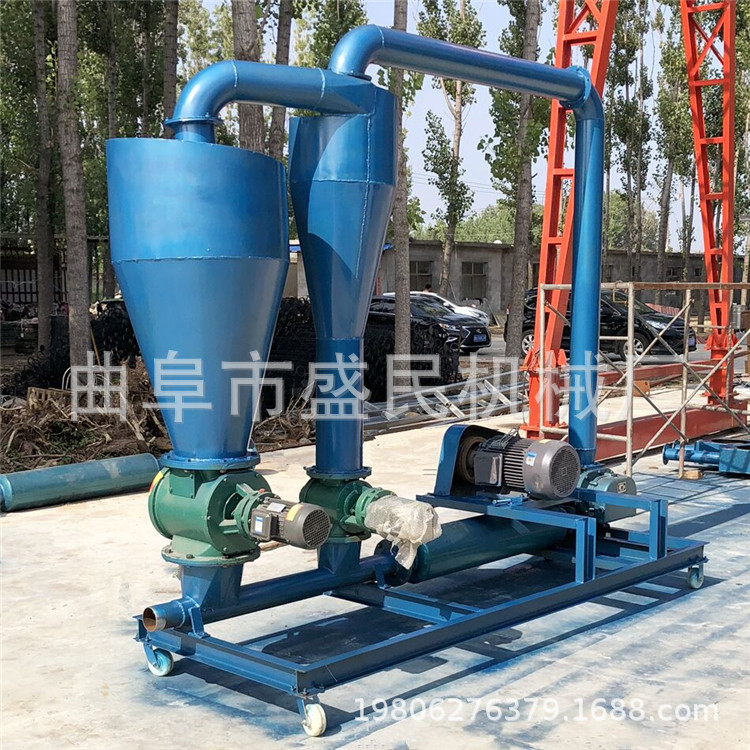 粮库倒粮的气力吸粮机 高粱大豆吸粮机 多功能的气力吸料机