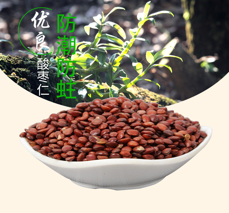 Suan Zao Ren (Ziziphus jujuba var. spinosa) — Dried Wild Jujube Seed for Tea & Soup overview